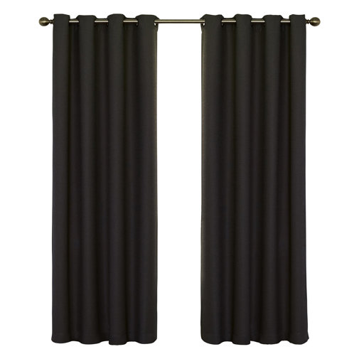 Wyndham Solid Blackout Grommet Single Curtain Panel & Reviews | AllModern